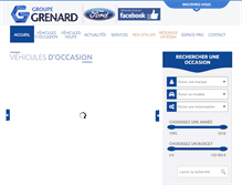 Tablet Screenshot of groupegrenard.fr